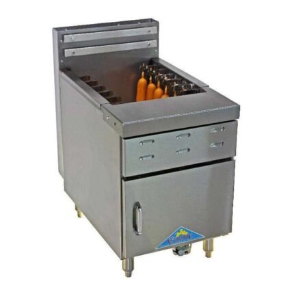 Comstock-Castle 10HC 11 Inch Gas Deep Fryer Countertop with 24000 BTU