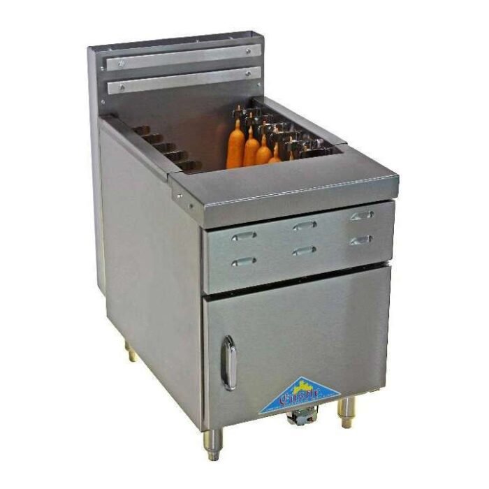 Countertop gas deep fryer
