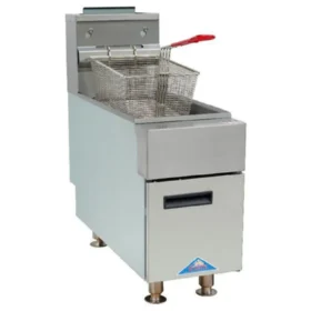 Comstock-Castle CCGTF-25-P 11 Inch Gas Deep Fryer Propane 25 lb Capacity with Basket 44000 BTU