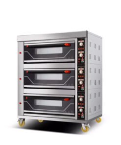 Oven 3 Deck 6 Tray Gas