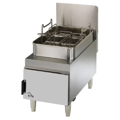 Best Star 615FF_NAT 12 Inch Gas Deep Fryer with Single Frypot 30,000 BTU
