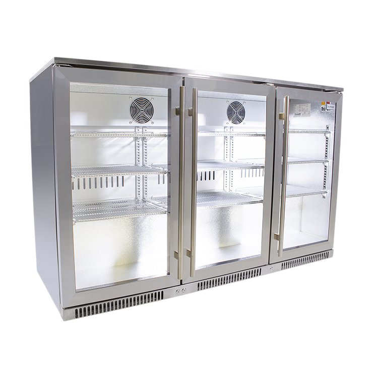Triple Swing Door Under Counter Beverage Cooler – SD-300SS